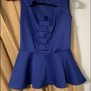 Charolette Russe blue shirt